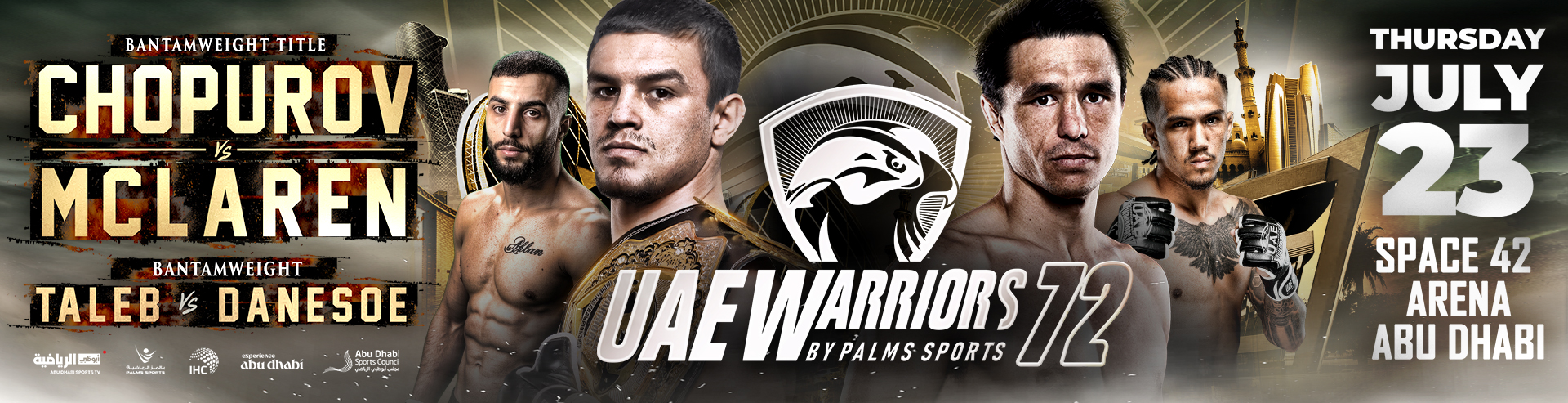 UAE Warriors 72 – Asaf Chopurov vs Reece McLaren